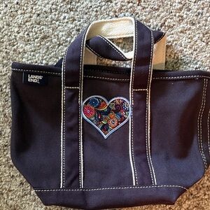 Lands End small zip tote